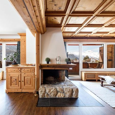 Spacious Apartment With Fantastic Alpine Panorama 圣莫里茨 外观 照片