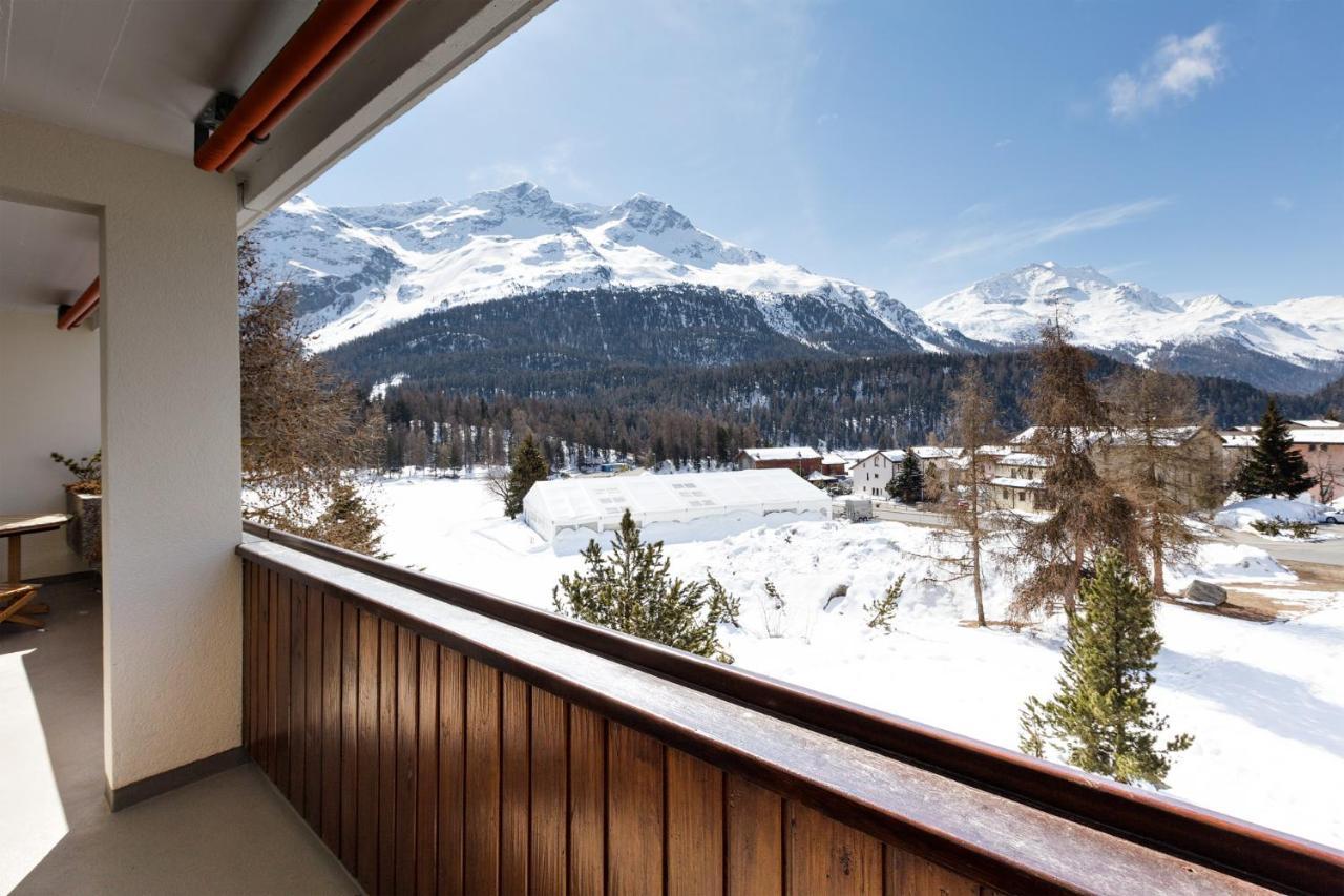 Spacious Apartment With Fantastic Alpine Panorama 圣莫里茨 外观 照片