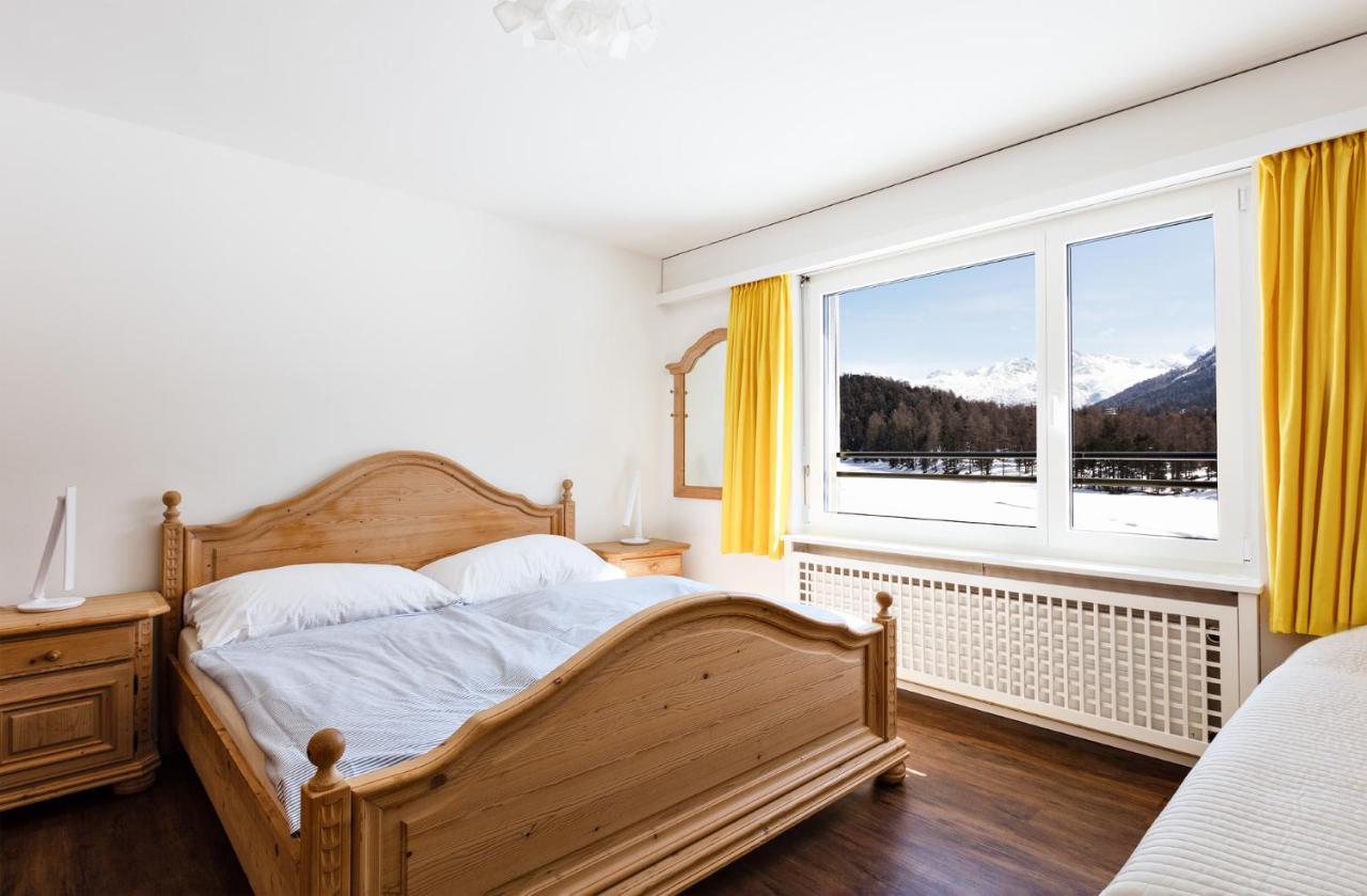 Spacious Apartment With Fantastic Alpine Panorama 圣莫里茨 外观 照片